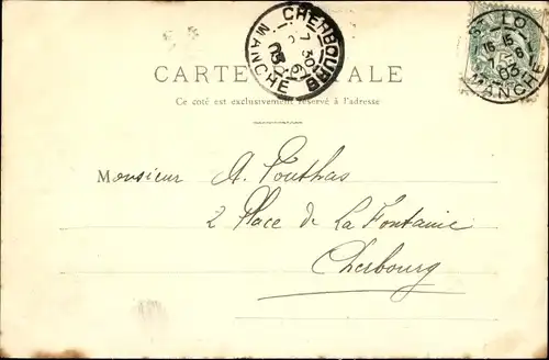 Ak Saint Lô Manche, Couvains, Le Vieux Chateau