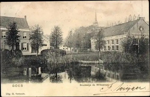 Ak Goes Zeeland Niederlande, Boudewijn de Wittestraat