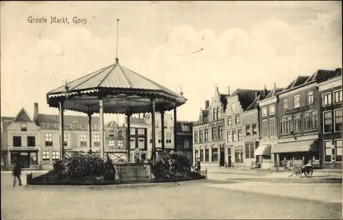 Ak Goes Zeeland Niederlande, Groote Markt