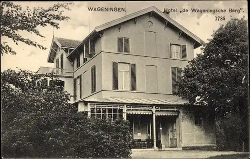 Ak Wageningen Gelderland Niederlande, Hotel de Wageningsche Berg
