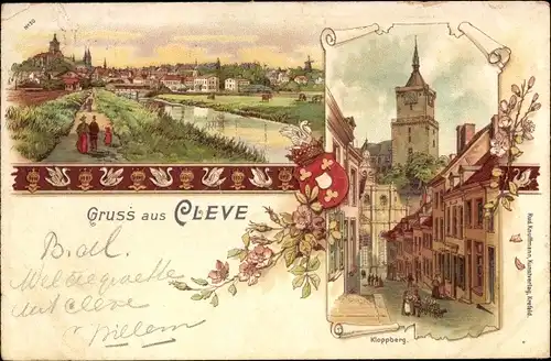 Wappen Litho Kleve am Niederrhein, Kloppberg