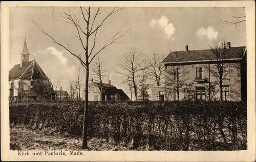 Ak Made Drimmelen Nordbrabant Niederlande, Kerk, Pastorie