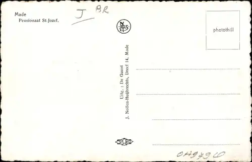 Ak Made Drimmelen Nordbrabant Niederlande, Pensionaat St. Jozef