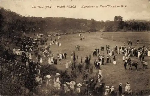 Ak Le Touquet Paris Plage Pas de Calais, Hippodrome du Noued Vincent