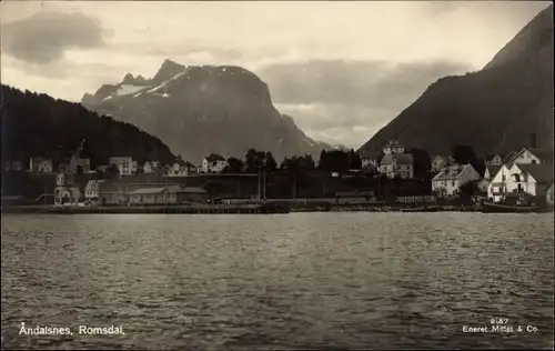 Ak Aandalsnes Romsdalen Norwegen, Panorama
