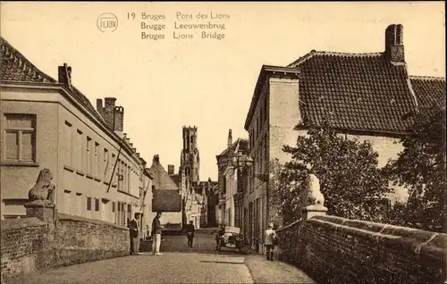 Ak Brügge Brügge Flandern Westflandern