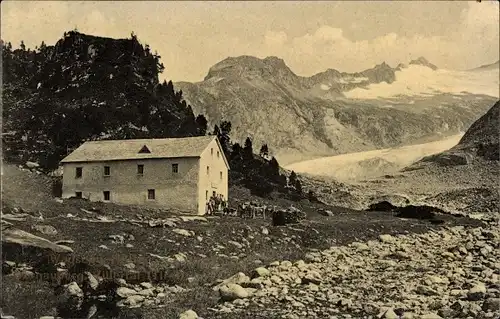 Ak Stumm im Zillertal Tirol, Unterkunftshaus mit Umgebung