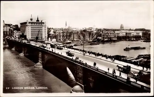 Ak London City England, Tower Bridge