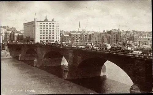 Ak London City England, Bridge