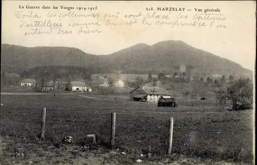 Ak Marzelay Saint Dié des Vosges, Gesamtansicht