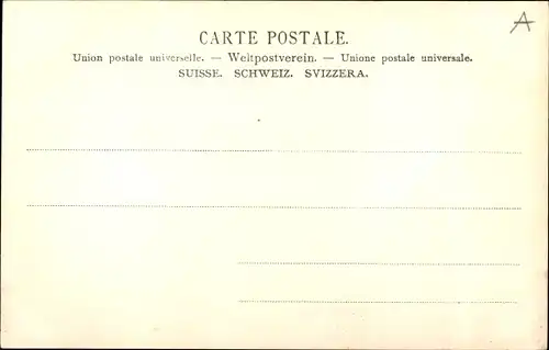 Ak Genève Genf Schweiz, Brücke von Bergues & Ile J. J. Rousseau