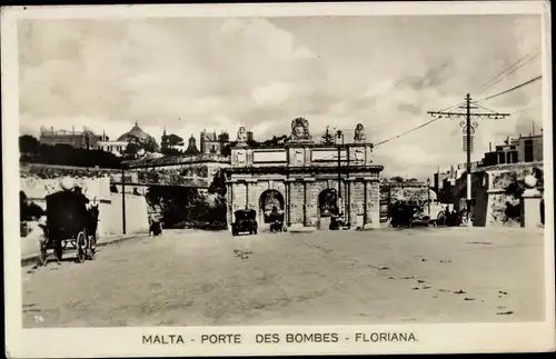 Ak Floriana Malta, Porte des Bombes