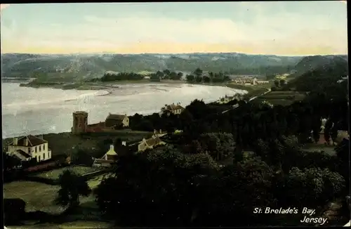 Ak St. Brelade Kanalinsel Jersey, Bucht, Panorama