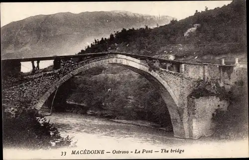 Ak Ostrovo Mazedonien, Die Brücke