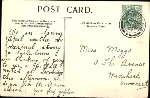 Ak Bradford on Avon Wiltshire South West, Saxon Church