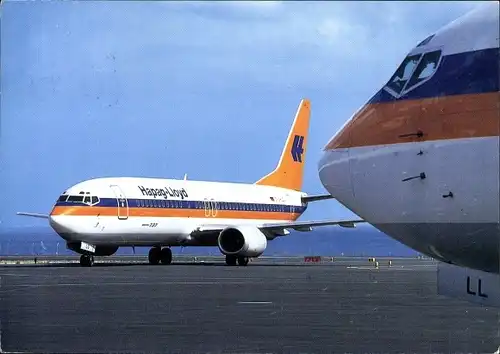 Ak Deutsches Passagierflugzeug, Hapag Lloyd, Boeing 737-400