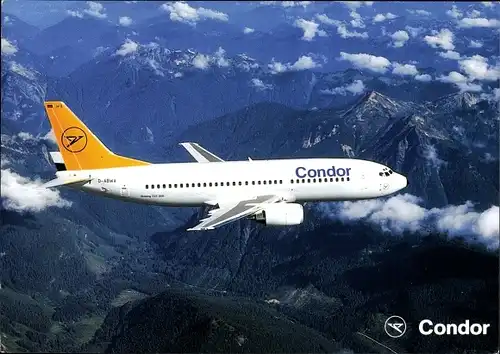 Ak Deutsches Passagierflugzeug, Condor, Boeing 737-300