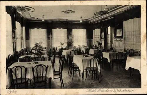 Ak Oybin Sachsen, Hotel Kretscham, Speisezimmer