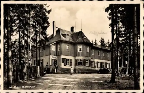 Ak Ebersbrunn Lichtentanne Sachsen, Waldhaus Ebersbrunn