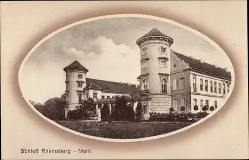 Passepartout Ak Rheinsberg in der Mark, Schloss Rheinsberg