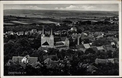 Ak Gernrode Quedlinburg im Harz, Totalansicht, Kirche