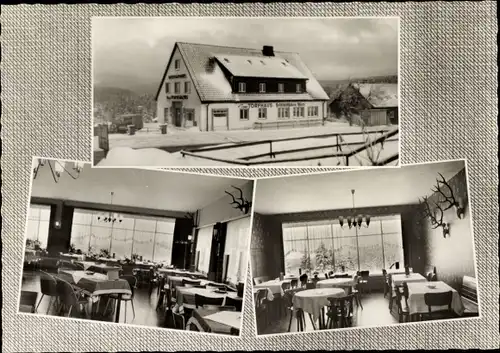 Ak Torfhaus Altenau Schulenberg Clausthal Zellerfeld im Oberharz, Hotel Das Torfhaus, Winter