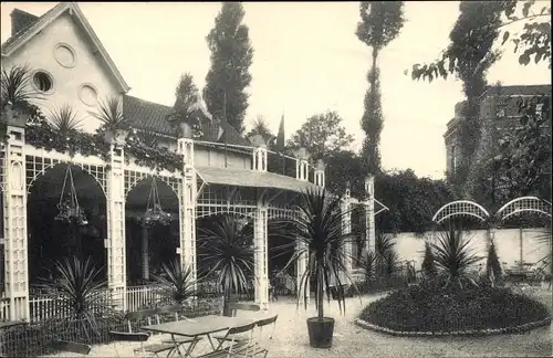 Ak Gand Gent Ostflandern, Les Floralies, Restaurant-Attraktionen, gegenüber der Genter Ausstellung