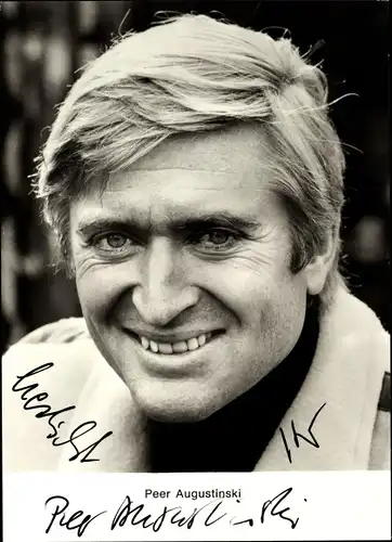 Ak Schauspieler Peer Augustinski, Portrait, Autogramm