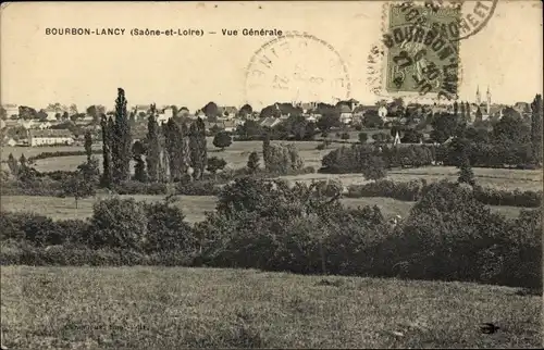 Ak Bourbon Lancy Saône et Loire, Gesamtansicht