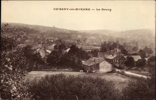 Ak Chissey Saône et Loire, in-Morvan, Le Bourg