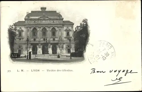 Ak Lyon Rhône, Theater des Celestins