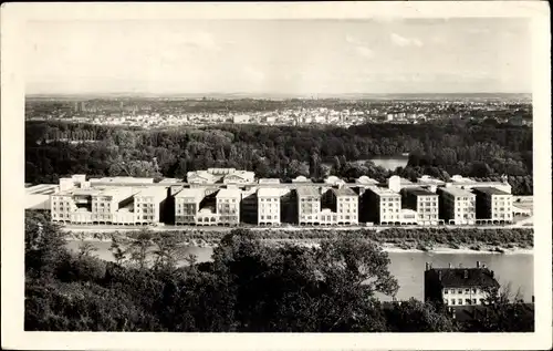 Ak Lyon Rhône, Der Messepalast und der Park Tête d&#39;Or