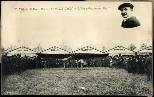 Ak Grande Semaine d&#39;Aviation de Lyon, Molon bereitet einen Abflug vor