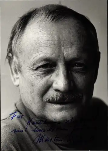 Foto Ak Schauspieler Martin Rickelt, Portrait, Autogramm