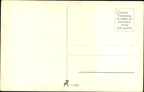 Ak Schauspielerin Anna Dammann, Portrait, Autogramm