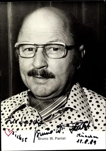 Ak Schauspieler Bruno W. Pantel, Portrait, Brille