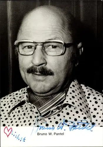 Ak Schauspieler Bruno W. Pantel, Portrait, Brille