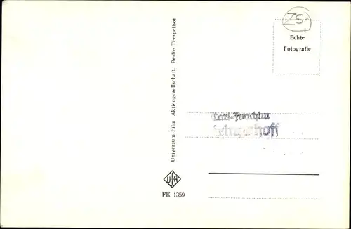 Ak Schauspielerin Luise Ullrich, Portrait, Autogramm