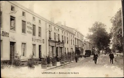 Ak Lérouville Lorraine Meuse, Avenue de la Gare