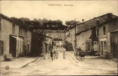 Ak Lérouville Lorraine Meuse, Rue Petite