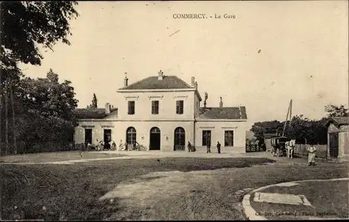 Ak Commercy Lorraine Meuse, La Gare