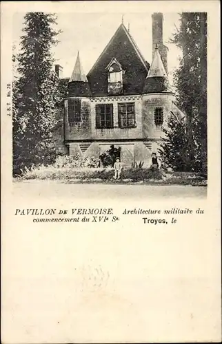 Ak Troyes Aube, Pavillon de Vermoise