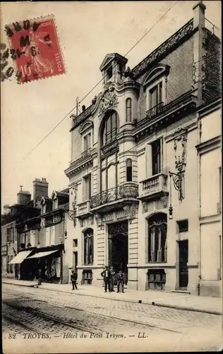 Ak Troyes Aube, Hotel du Petit Troyen