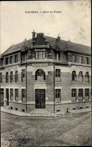 Ak Vouziers Ardennes, Hotel des Postes