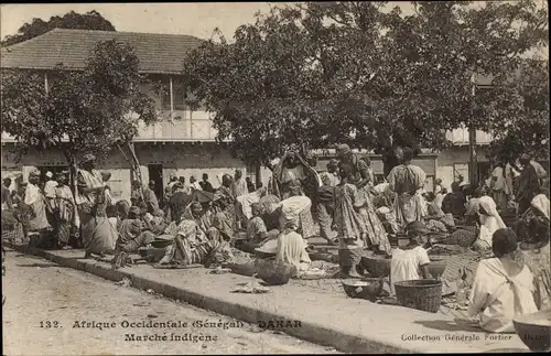 Ak Dakar Senegal, Westafrika, Indigener Markt