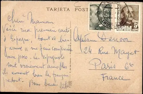 Ak Jaca Aragonien, Calle Mayor