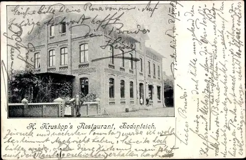 Ak Bad Bodenteich in der Lüneburger Heide, Restaurant