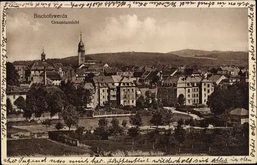Ak Bischofswerda in Sachsen, Gesamtansicht der Stadt