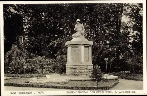 Ak Bad Tennstedt in Thüringen, Kriegerdenkmal