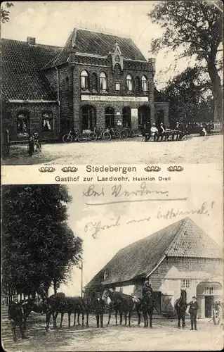 Ak Stedebergen Dörverden Niedersachsen, Gasthof zur Landwehr